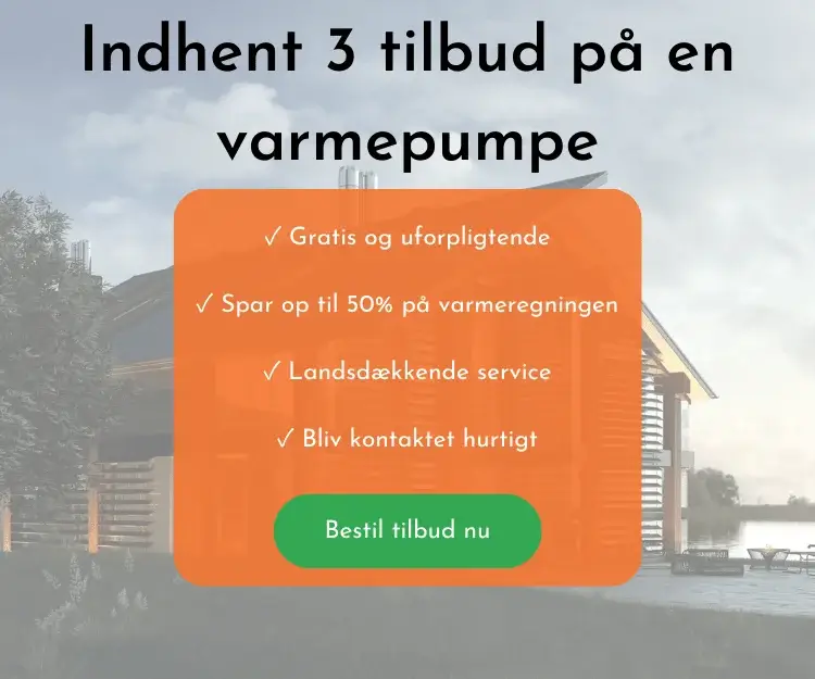 indhent 3 tilbud på en varmepumpe